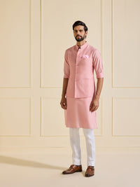 CHANDNI BLUSH: THE BESPOKE WAISTCOAT IN ETHNIC ELEGANCE