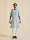 THE GLACIAL ICE BLUE KURTA