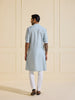 THE GLACIAL ICE BLUE KURTA