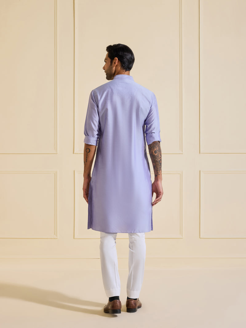 THE ETHEREAL PERIWINKLE KURTA