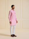 THE ROSÉ BLUSH KURTA WITH FLAP POCKETS