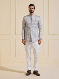 THE OPALESCENT PEARL BANDHGALA JACKET