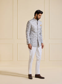 THE OPALESCENT PEARL BANDHGALA JACKET