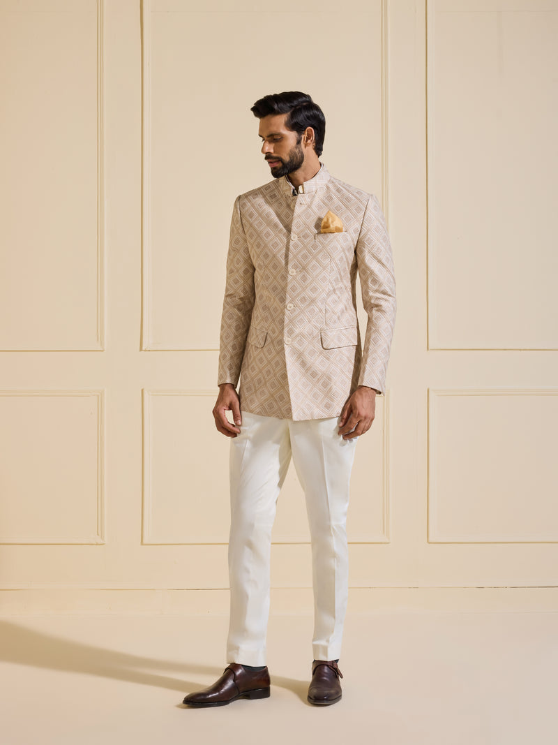 THE DYNAMIC GLEAM TIMELESS BANDHGALA JACKET