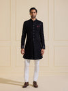 THE MIDNIGHT ENCHANTMENT: EMBELLISHED BLACK ACHKAN