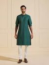 THE IMPERIAL MOSS GREEN KURTA