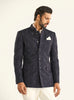 THE NOIR GLITZ BANDHGALA JACKET