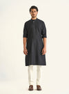 THE CHEVRON NOIR KURTA