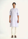 THE PASTEL DOUBLE NEEDLE KURTA