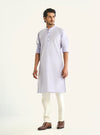 THE PASTEL DOUBLE NEEDLE KURTA