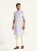 THE PASTEL DOUBLE NEEDLE KURTA