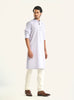 THE PASTEL DOUBLE NEEDLE KURTA