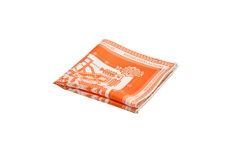 THE KILIM RANGOLI POCKET SQUARE