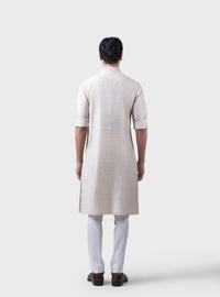 THE INTERPERSED BUTTI YOKE KURTA