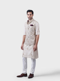 THE INTERSPERSED BUTTI WAISTCOAT