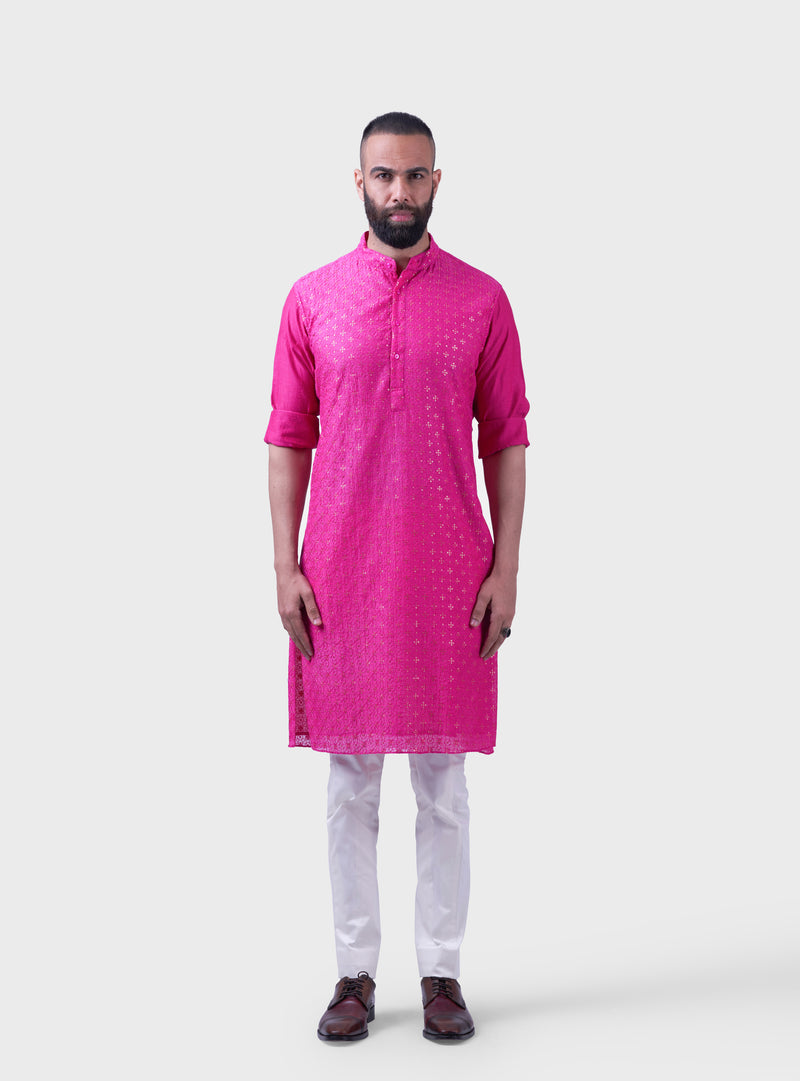 THE DARK ROUGE KURTA