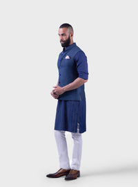 THE JODHPUR BLUE WAISTCOAT