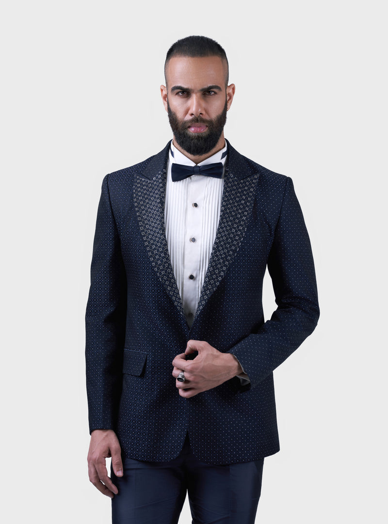 THE PATTERNED TUXEDO JACKET