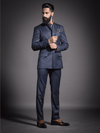 GREY WOOL BANDHGALA SUIT