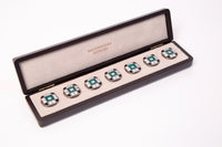 SILVER ACHKAN BUTTON SETS