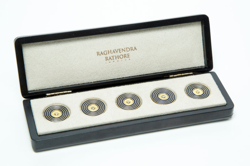 SILVER ACHKAN BUTTON SETS