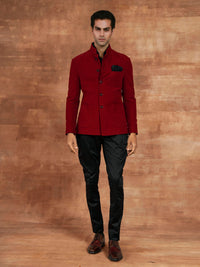 THE BLOOD-RED BANDGALA JACKET