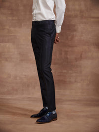 SILK TAPERED TROUSER