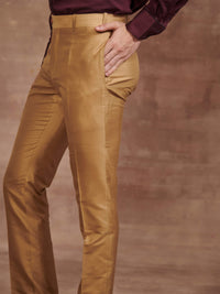 SILK TAPERED TROUSER