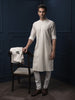 WHITE SILK KURTA