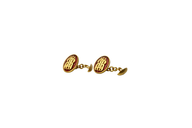 RR GOLD CUFFLINK