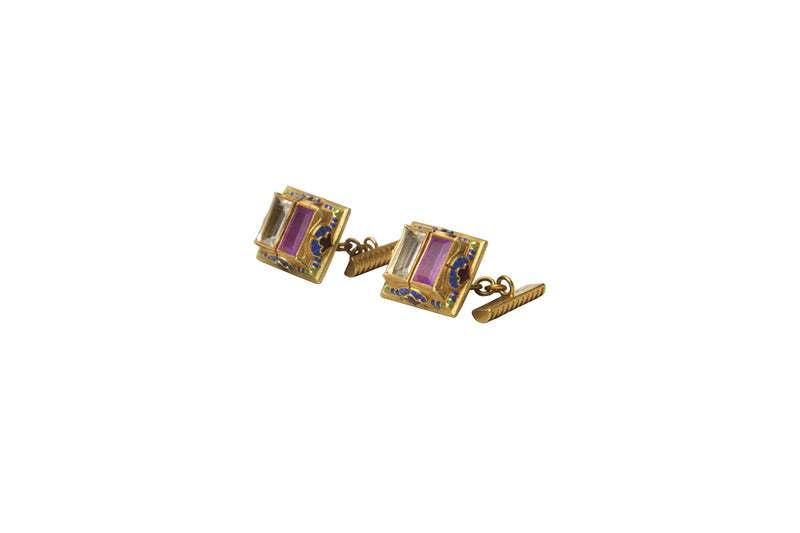 RR GOLD CUFFLINK