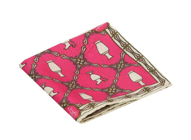 PINK POCKET SQUARE