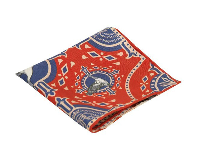 ORANGE POCKET SQUARE