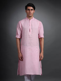 PINK COTTON KURTA