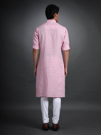 PINK COTTON KURTA