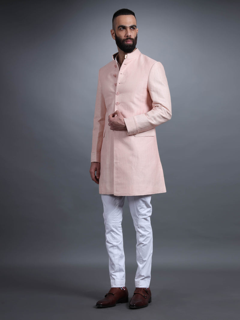 PINK SILK ACHKAN