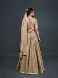 GOLD FOIL LEHENGA SET