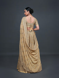 GOLD FOIL LEHENGA SET