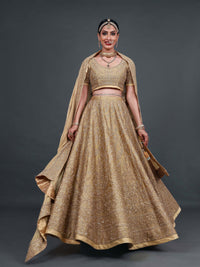 GOLD FOIL LEHENGA SET