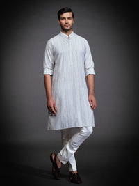 WHITE COTTON KURTA