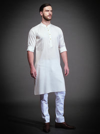 OFF WHITE COTTON KURTA