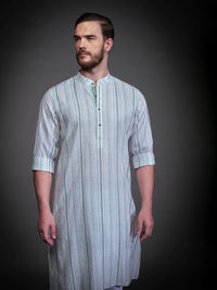 OFF WHITE GREEN KURTA