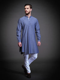 GREY COTTON KURTA