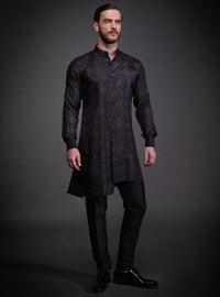 HABOTAI PRINT SILK KURTA